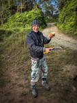 Oliverio's pineapple breakfast at the 'Road to Chumberiatza' camp.